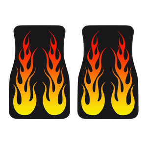 Flame Floor Mats Front Only Set of 2