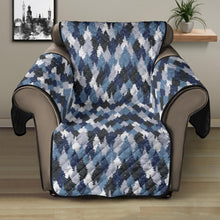 Load image into Gallery viewer, Pine Tree Winter Pattern Blue Camouflage Camo Forest Snow Furniture Slipcover Protectors
