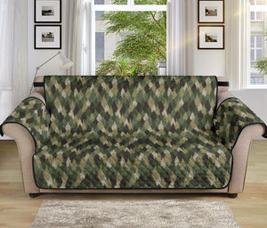 Pine Tree Pattern Sofa Slipcover Protector Camouflage Style Pattern