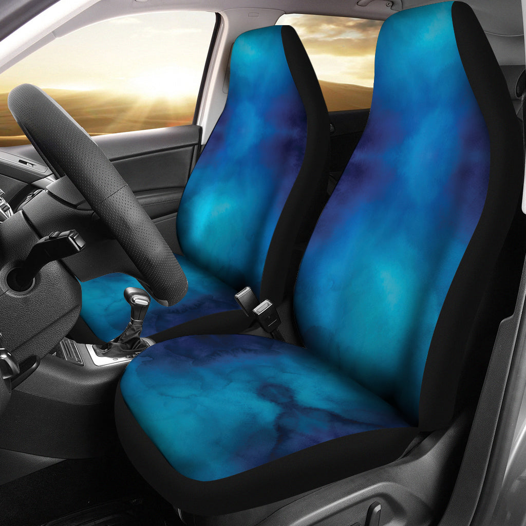 Blue Ombre Car Seat Covers 2