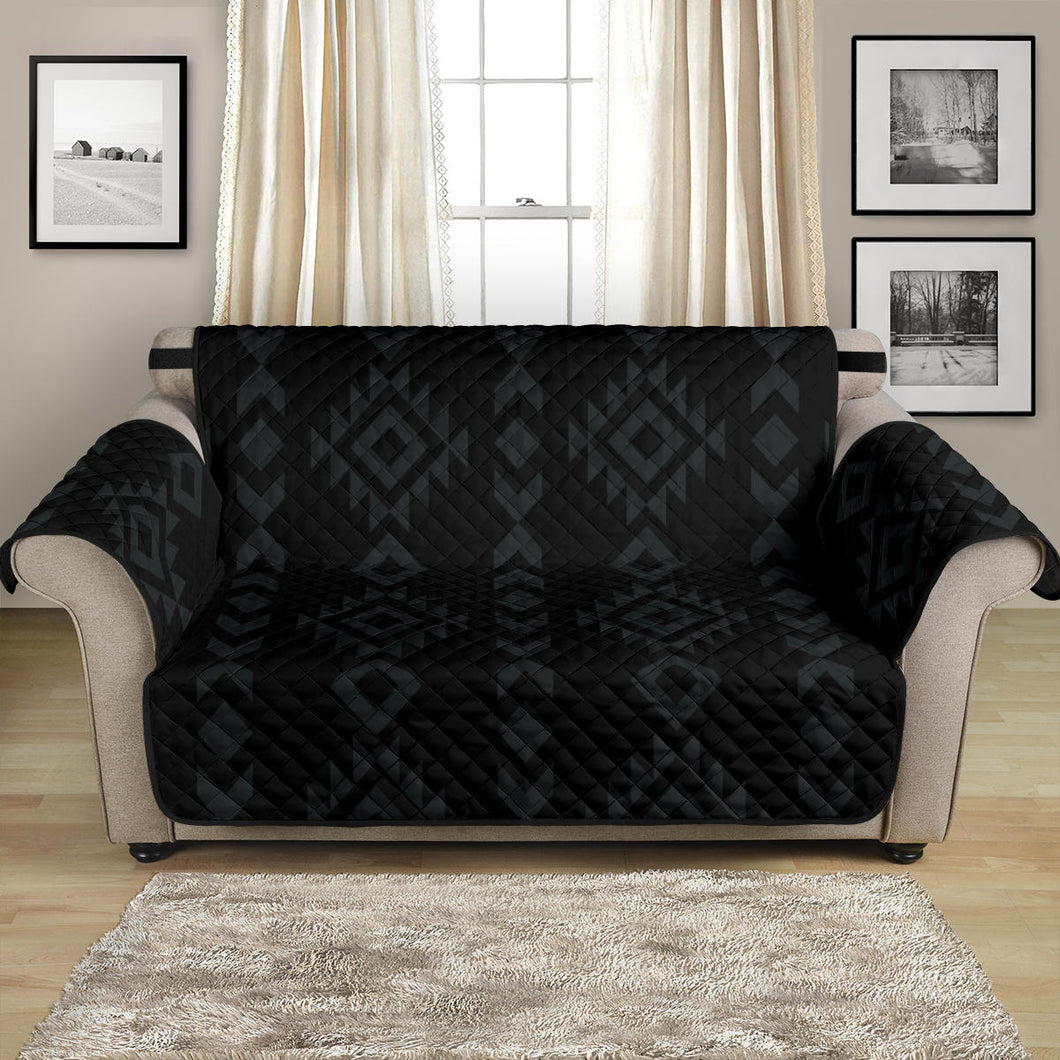 Black With Gray Ethnic Tribal Pattern on 54