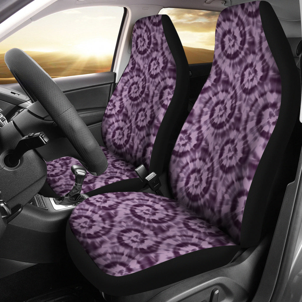 Purple Tie Dye Car Seat Covers Seat Protectors