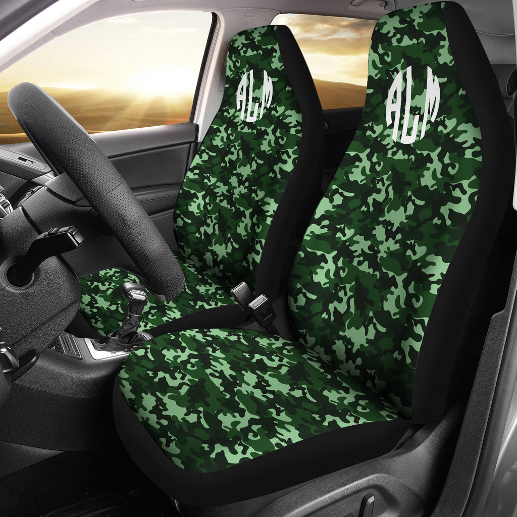 Green Camo Custom Seat Covers