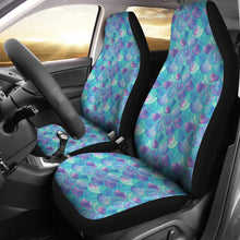 Load image into Gallery viewer, Teal and Purple Mermaid Scales Car Seat Covers Protectors

