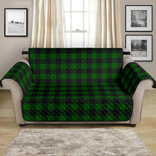 Load image into Gallery viewer, Green Buffalo Plaid 54&quot; Loveseat Couch Cover Sofa Protector Farmhouse Decor
