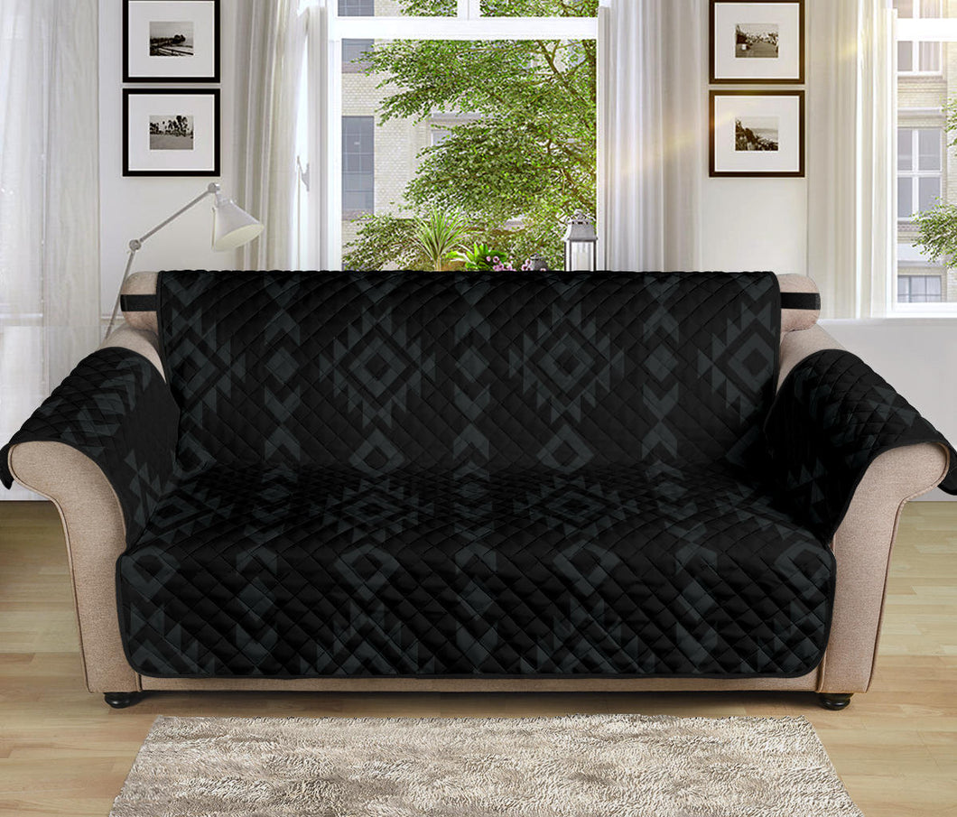 Black With Gray Ethnic Tribal Pattern 70