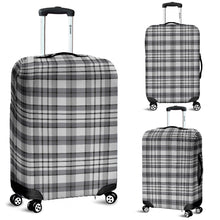 Load image into Gallery viewer, Gray Plaid Tartan Luggage Cover Suitcase Protector
