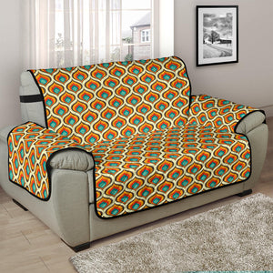 Retro Furniture Slipcovers Colorful Ogee Pattern Slip Cover Protector