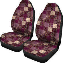 Load image into Gallery viewer, Purple Patchwork Style Car Seat Covers
