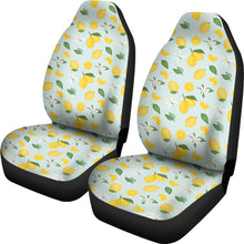 Load image into Gallery viewer, Minty Lemon Pattern Car Seat Covers Set
