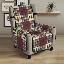 Load image into Gallery viewer, Fall Color Bear Plaid Sofa
