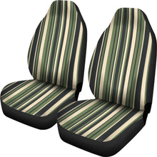 Load image into Gallery viewer, Tuscan Earth Tone Natural Colored Striped Car Seat Covers
