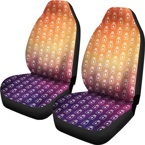 Colorful Watercolor Essential Oil Bottle Seat Covers