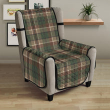 Load image into Gallery viewer, Woodland Plaid Furniture Slipcovers Green, Brown and Tan
