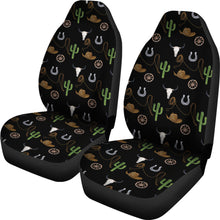 Load image into Gallery viewer, Western Pattern Cowboy Style Car Seat Covers Set
