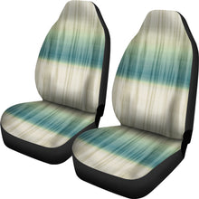 Load image into Gallery viewer, Green, Blue and Cream Tie Dye Car Seat Covers Seat Protectors
