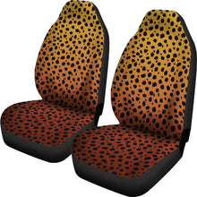 Load image into Gallery viewer, Cheetah Print Ombre Car Seat Covers Animal Print
