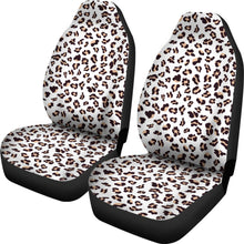 Load image into Gallery viewer, Snow Leopard Car Seat Covers To Match Back Seat Cover
