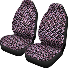 Load image into Gallery viewer, Black With Pink Crystals Car Seat Covers
