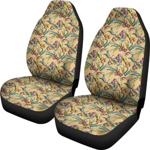 Tuscan Olives Pattern on Tan Stone Car Seat Covers