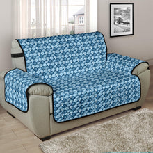 Load image into Gallery viewer, Small Blue Seashell Pattern Furniture Slipcovers

