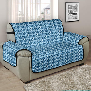 Small Blue Seashell Pattern Furniture Slipcovers