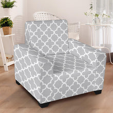 Load image into Gallery viewer, Quatrefoil Stretch Slipcovers With Elastic Edges Fit Up To 43&quot; Chairs
