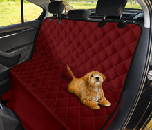 Load image into Gallery viewer, Burgundy Dog Hammock Back Seat Cover For Pets
