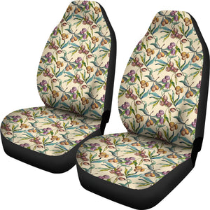 Tuscan Olives Light Stone Background Car Seat Covers