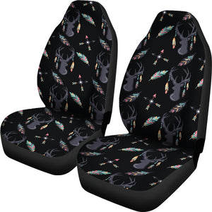 Boho Deer Feathers and Arrow Seat Covers