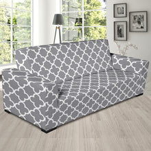 Load image into Gallery viewer, Quatrefoil Stretch Slipcovers With Elastic Edge For Sofas Fit Up To 90
