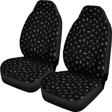 Load image into Gallery viewer, Elder Futhark Norse Rune Seat Covers
