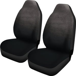 Charcoal Gray Ombre Watercolor Car Seat Covers