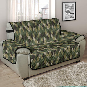 Pine Tree Pattern Sofa Slipcover Protector Camouflage Style Pattern