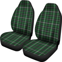 Load image into Gallery viewer, Green White and Black Plaid Car Seat Covers
