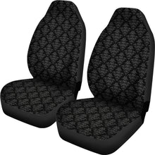 Load image into Gallery viewer, Gray and Black Damask Car Seat Covers Seat Protectors
