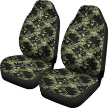 Load image into Gallery viewer, Skull Camouflage camo design car seat covers universal fit
