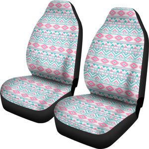 Pink and Turquoise Aztec Pattern Car Seat Covers