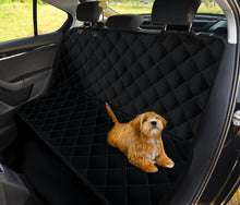 Load image into Gallery viewer, Solid Black Dog Hammock Back Seat Cover For Pets
