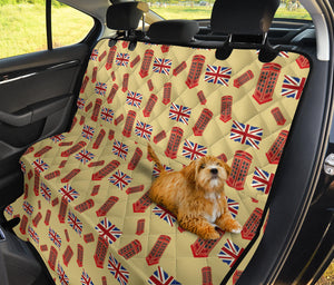 Phone Booth Union Jack Pattern Pet Seat Cover Dog Hammock