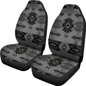 Sovereign Nation Gray Set of 2 Car Seat Covers