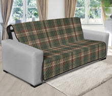 Load image into Gallery viewer, Woodland Plaid Furniture Slipcovers Green, Brown and Tan
