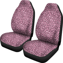 Load image into Gallery viewer, Pink Leopard Print Car Seat Covers Leopard Skin
