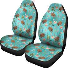 Load image into Gallery viewer, Seat Turtle Pattern Car Seat Covers Ocean Water Beach Theme
