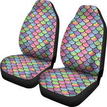 Load image into Gallery viewer, Rainbow Mermaid Scales Car Seat Covers Protectors
