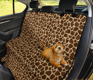 Giraffe Back Seat Cover For pets