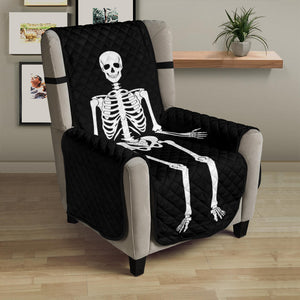 Skeleton Armchair Slipcover Protective Cover Fits Up To 23" Seat Width