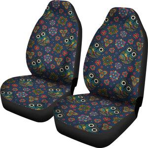 Colorful Owl Pattern Car Seat Covers