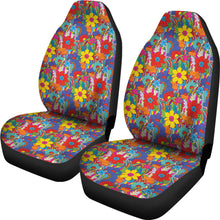 Load image into Gallery viewer, Colorful Abstract Flower Pattern Car Seat Covers
