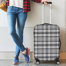 Load image into Gallery viewer, Gray Plaid Tartan Luggage Cover Suitcase Protector
